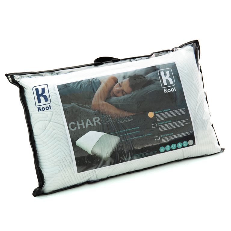Kooi Memory Charcoal Pillow